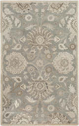 Made to Order Custom Size Conesus Hand Tufted Ivory & Taupe 1195 Area Rug