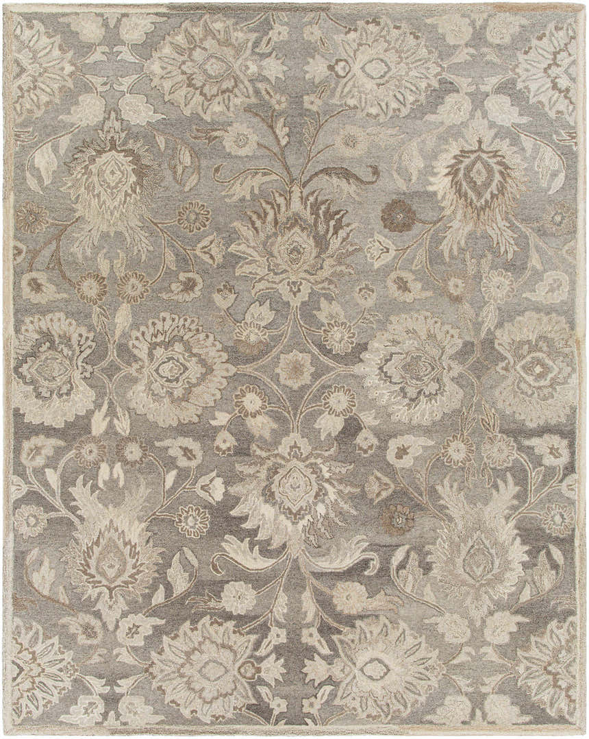 Made to Order Custom Size Conesus Hand Tufted Ivory & Taupe 1195 Area Rug