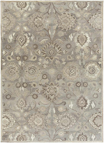 Made to Order Custom Size Conesus Hand Tufted Ivory & Taupe 1195 Area Rug