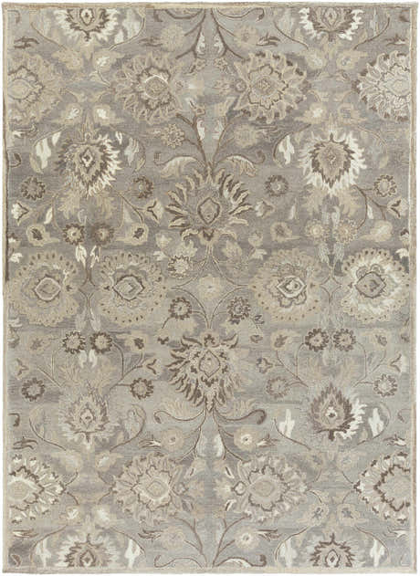 Made to Order Custom Size Conesus Hand Tufted Ivory & Taupe 1195 Area Rug