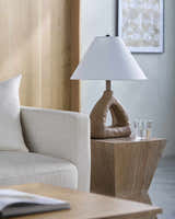 Fillinges Dark Red Table Lamp