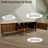 Acacia Elara TV Stand with Storage and Cable Management for TVs up to 80