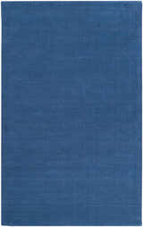 Made to Order Custom Size Brockton Solid Wool Blue Area Rug