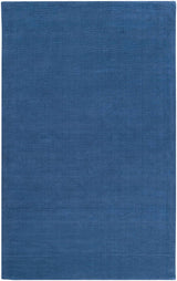 Made to Order Custom Size Brockton Solid Wool Blue Area Rug