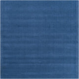 Made to Order Custom Size Brockton Solid Wool Blue Area Rug