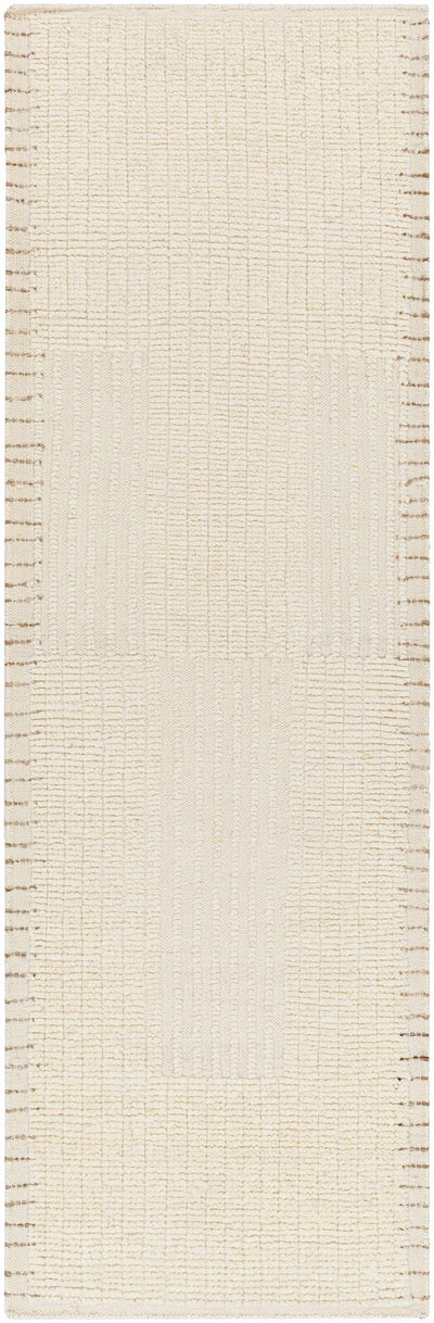 Firs Beige Hand Knotted Wool Rug