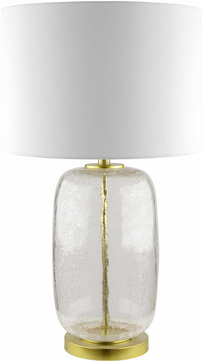 Fatehgarh Gold Brass Glass Table Lamp