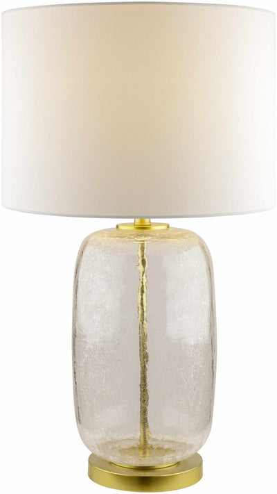 Fatehgarh Gold Brass Glass Table Lamp