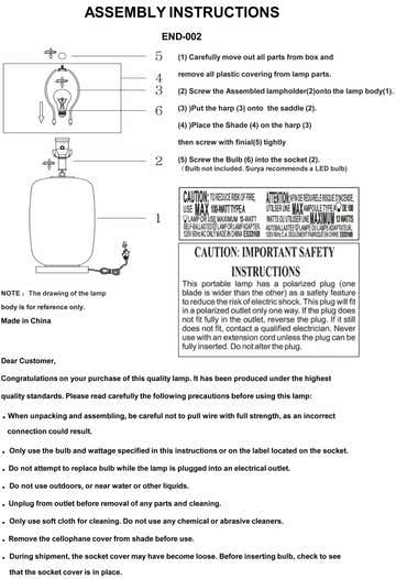 Fatehgarh Gold Brass Glass Table Lamp