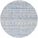 Novato Navy All Over Pattern Performance Rug