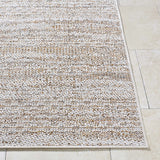 Alezae Beige Area Rug
