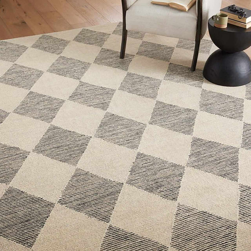 Loloi Francis FRA-01 Beige Charcoal Wool Rug