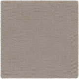 Made to Order Custom Size Brockton Solid Wool Gray Area Rug