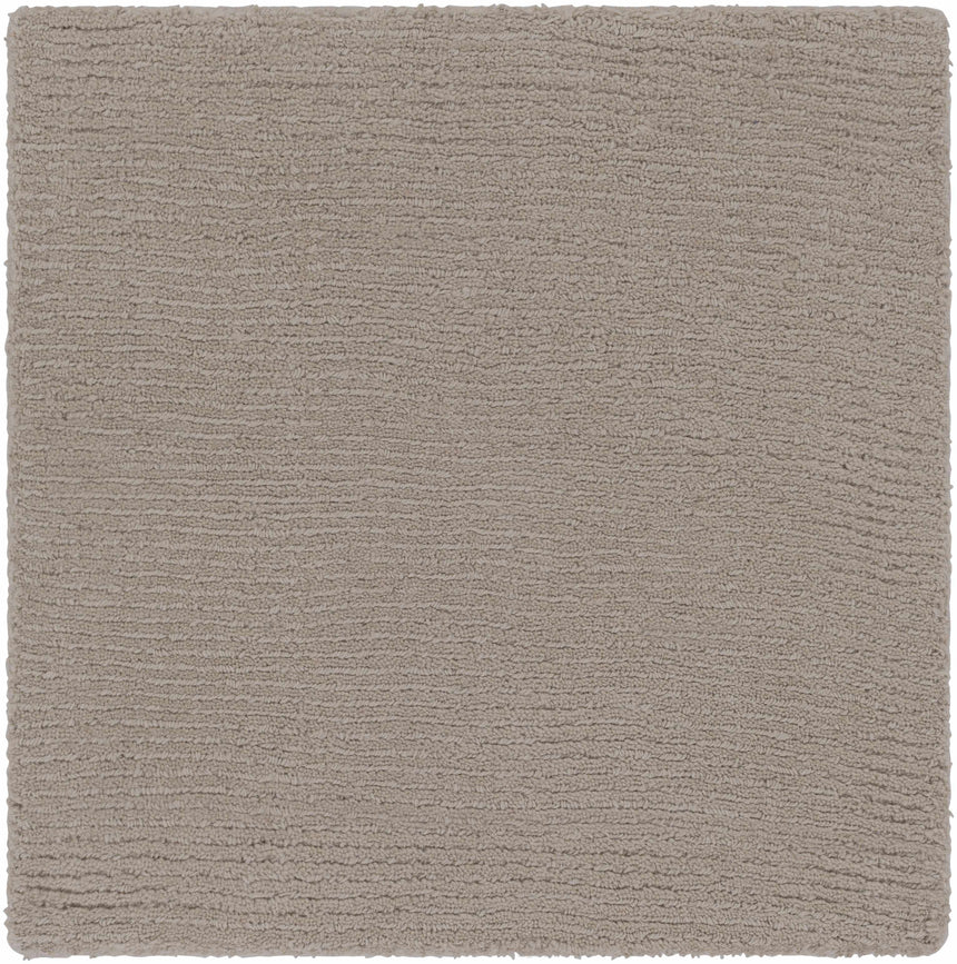 Made to Order Custom Size Brockton Solid Wool Gray Area Rug