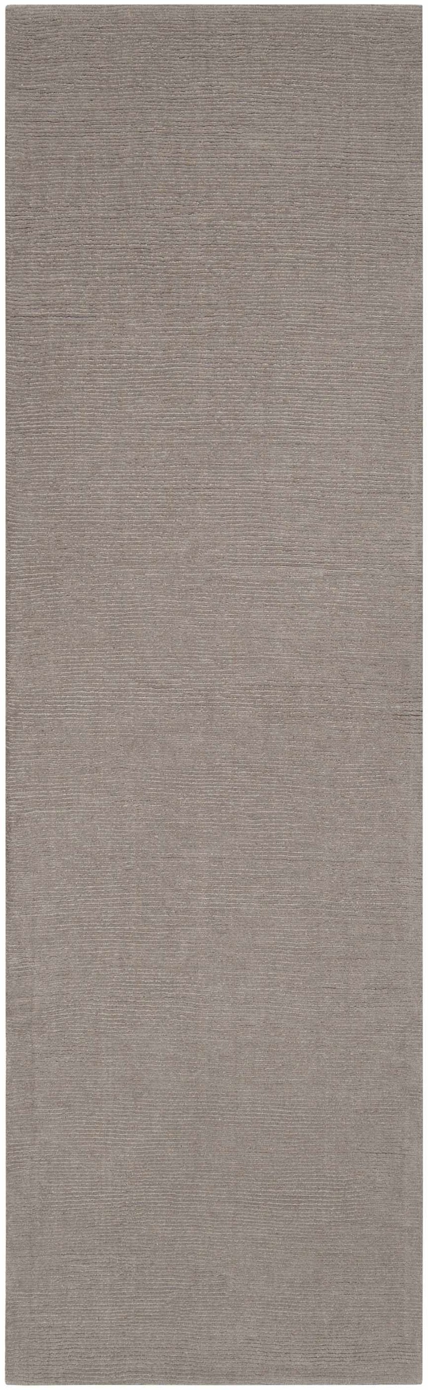 Made to Order Custom Size Brockton Solid Wool Gray Area Rug