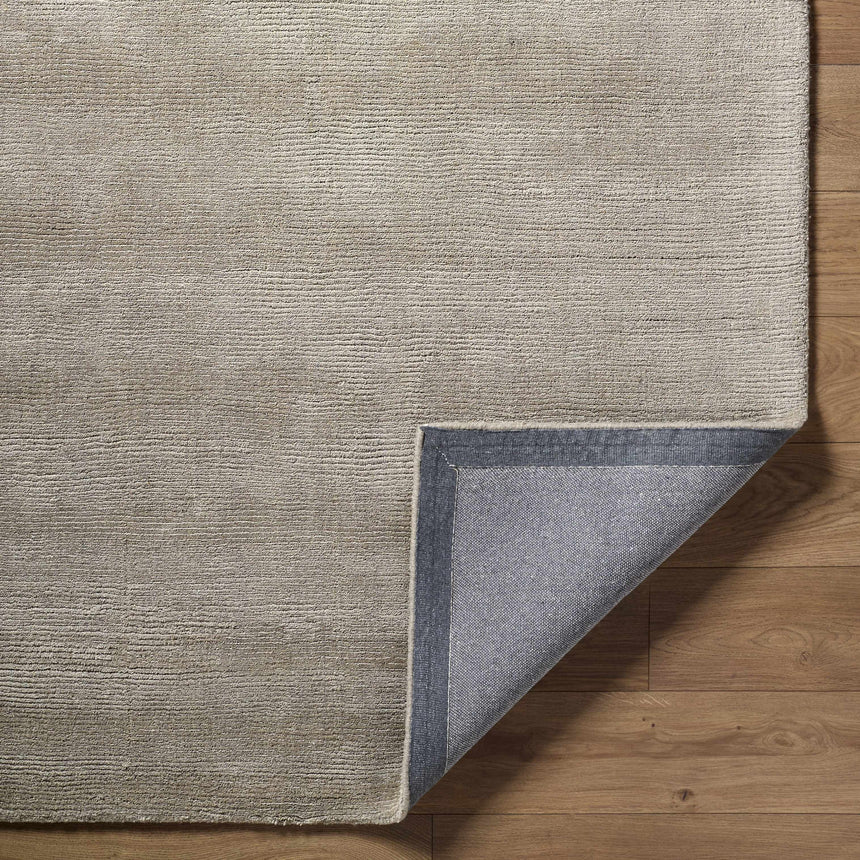 Made to Order Custom Size Brockton Solid Wool Gray Area Rug