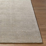 Made to Order Custom Size Brockton Solid Wool Gray Area Rug