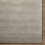 Made to Order Custom Size Brockton Solid Wool Gray Area Rug