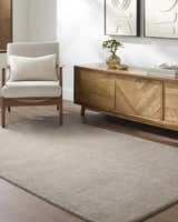 Made to Order Custom Size Brockton Solid Wool Gray Area Rug