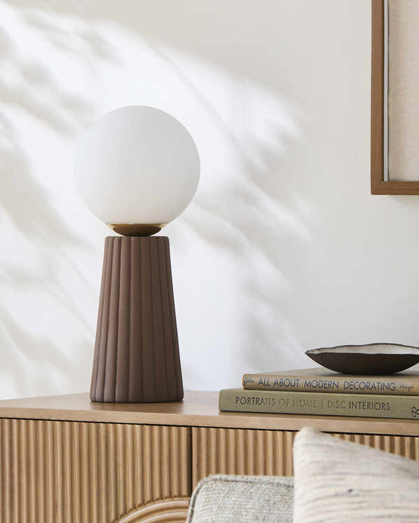 Otterwisch Dark Red Table Lamp