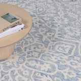 Gagebrook Blue Wool Area Rug