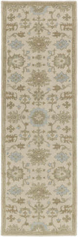 Made to Order Custom Size Hazen Hand Tufted Light Beige 1197 Area Rug