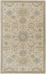 Made to Order Custom Size Hazen Hand Tufted Light Beige 1197 Area Rug