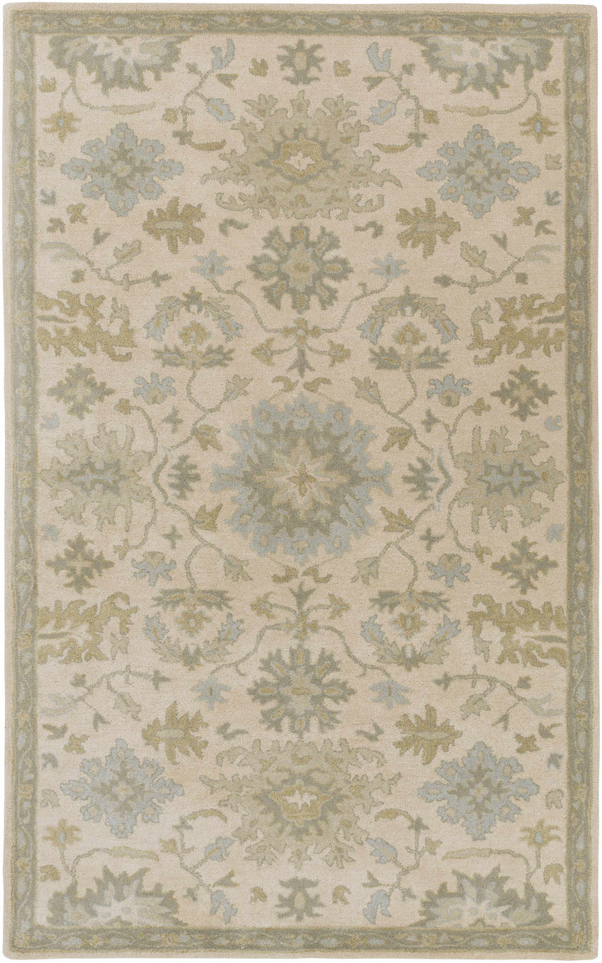 Made to Order Custom Size Hazen Hand Tufted Light Beige 1197 Area Rug