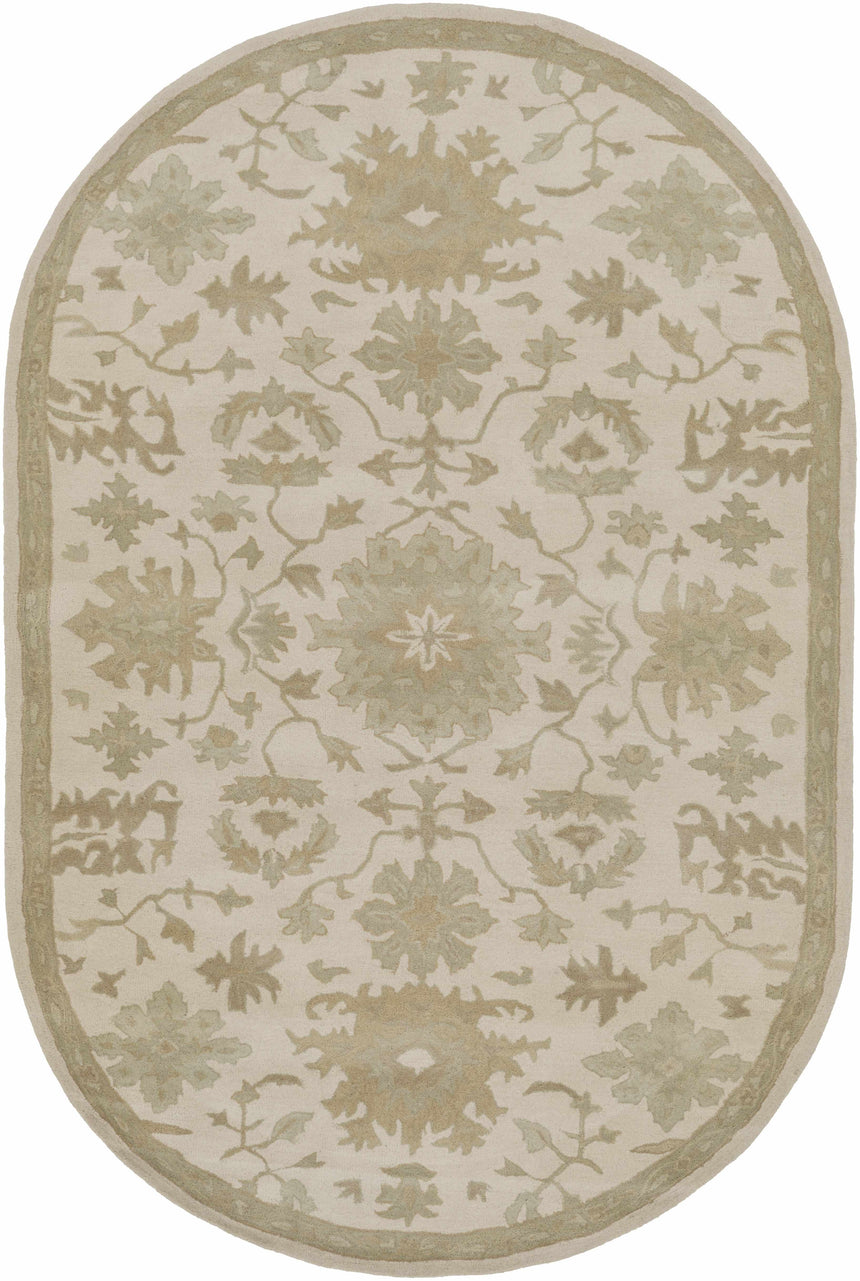 Made to Order Custom Size Hazen Hand Tufted Light Beige 1197 Area Rug