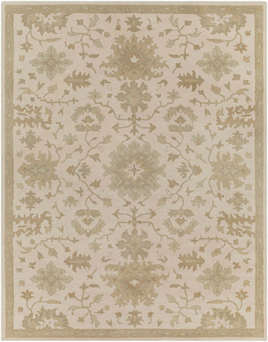 Made to Order Custom Size Hazen Hand Tufted Light Beige 1197 Area Rug