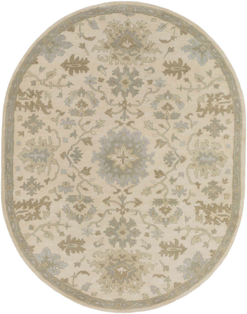 Made to Order Custom Size Hazen Hand Tufted Light Beige 1197 Area Rug