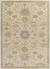 Made to Order Custom Size Hazen Hand Tufted Light Beige 1197 Area Rug