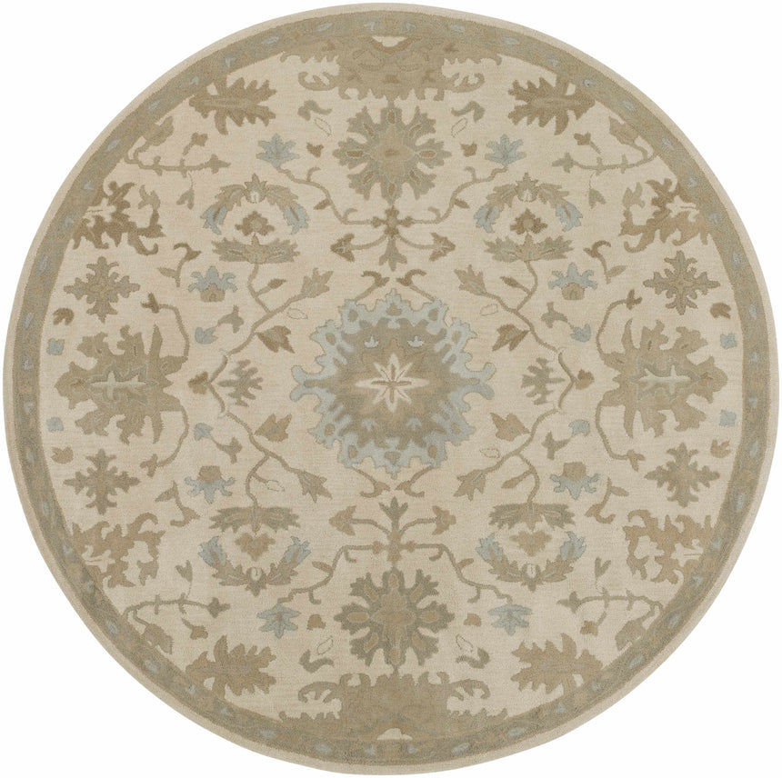 Made to Order Custom Size Hazen Hand Tufted Light Beige 1197 Area Rug