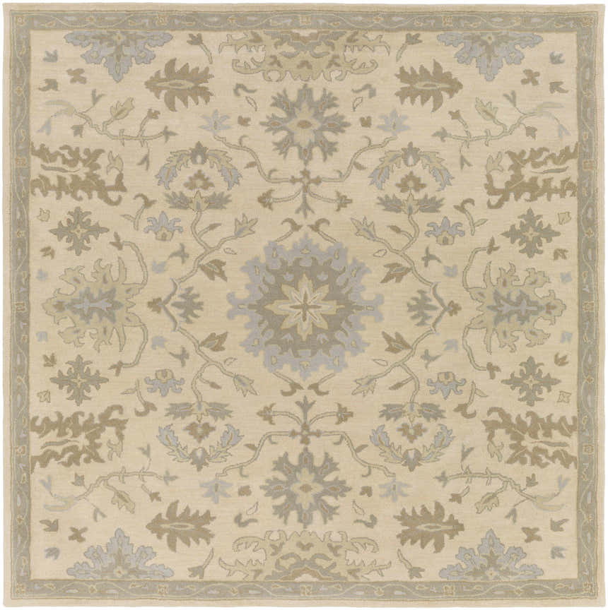 Made to Order Custom Size Hazen Hand Tufted Light Beige 1197 Area Rug