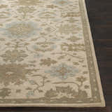 Made to Order Custom Size Hazen Hand Tufted Light Beige 1197 Area Rug