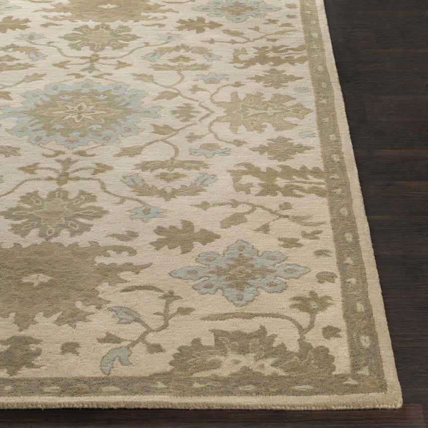 Made to Order Custom Size Hazen Hand Tufted Light Beige 1197 Area Rug
