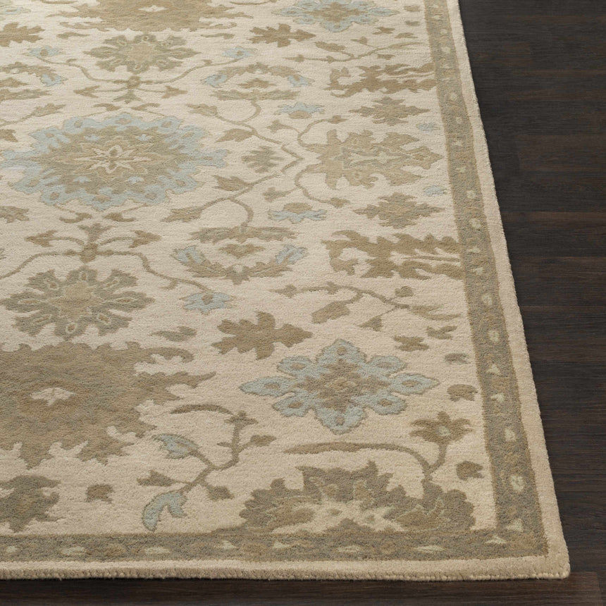 Made to Order Custom Size Hazen Hand Tufted Light Beige 1197 Area Rug