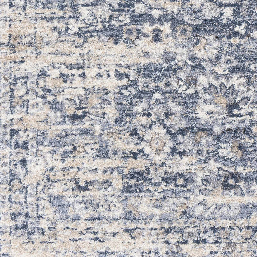 Sample Talihina Denim Damask Area Rug