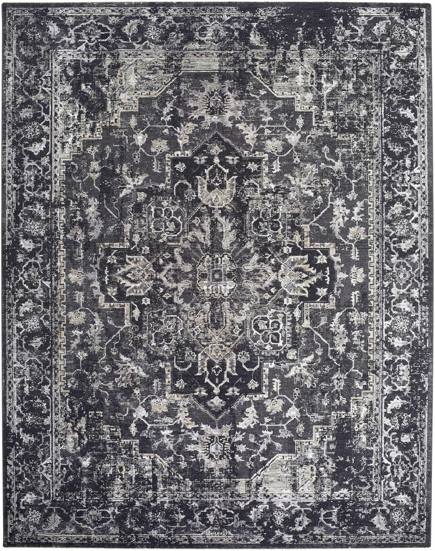 Alissa Black Area Rug