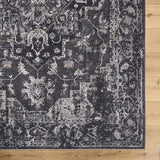 Alissa Black Area Rug