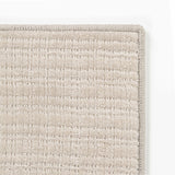 Gunther Off White Hand Loomed Cut and Sew Custom Rug