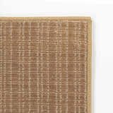 Gunther Brown Hand Loomed Cut and Sew Custom Rug