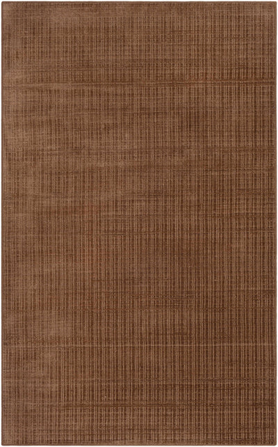 Custom Size Gunther Dark Brown Hand Loomed Rug