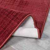 Gunther Red Hand Loomed Cut and Sew Custom Rug