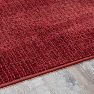 Custom Size Gunther Red Hand Loomed Rug