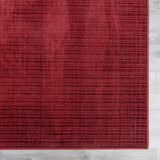 Gunther Red Hand Loomed Cut and Sew Custom Rug