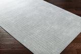 Gunther Gray Hand Loomed Cut and Sew Custom Rug