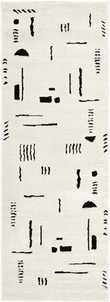 Winda Black & White Area Rug