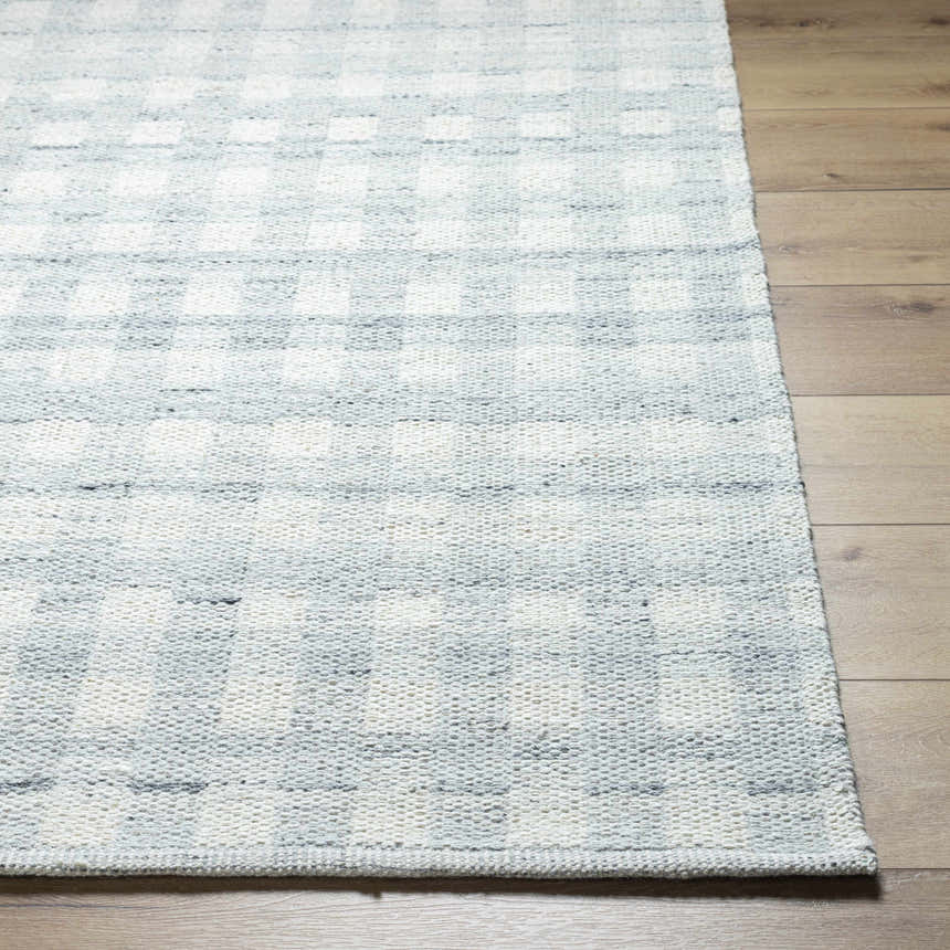 Made to Order Custom Size Garth Light Slate Area Rug