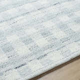 Made to Order Custom Size Garth Light Slate Area Rug